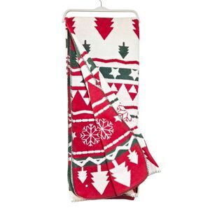 Docofil Reversible Soft Winter Throw Blanket Cotton Blend 51x67 Made in Portugal